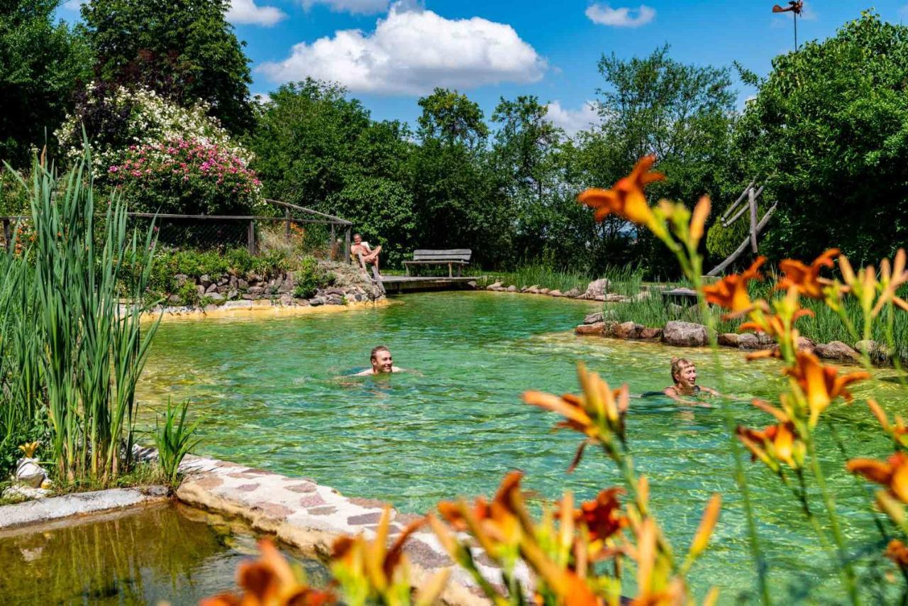 Landhotel Gut Wildberg Mit Badeteich ไมเซน ภายนอก รูปภาพ