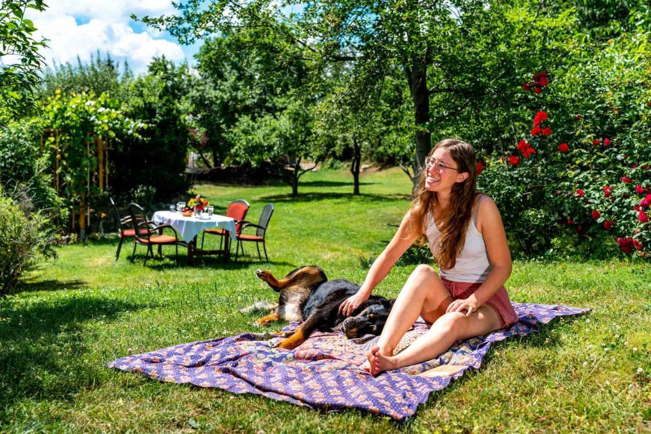 Landhotel Gut Wildberg Mit Badeteich ไมเซน ภายนอก รูปภาพ