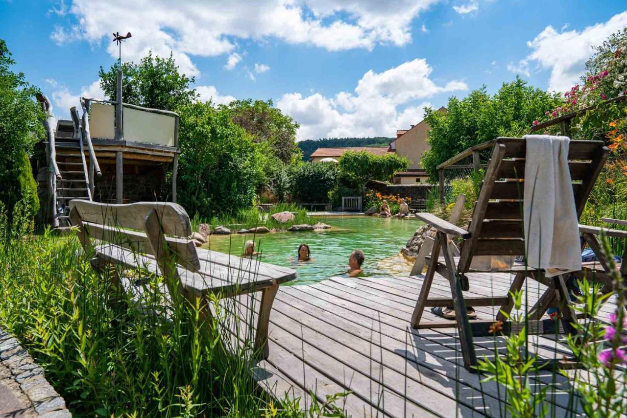 Landhotel Gut Wildberg Mit Badeteich ไมเซน ภายนอก รูปภาพ